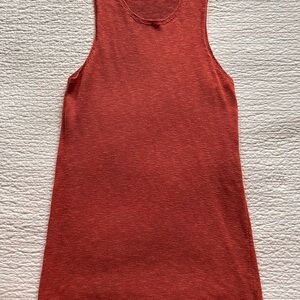 Free People Beach Women's Rust Red Sleeveless Knit Tank Dress